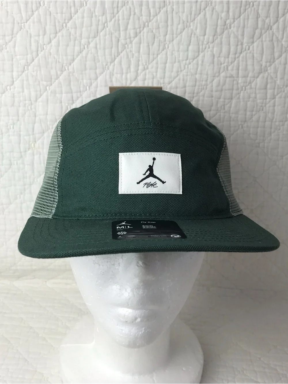 Nike Air Jordan Flight Cap Unstructured Adult Unisex SZ M/L Green FV5304-316